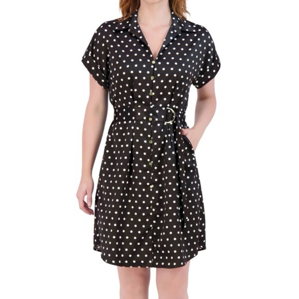 French Connection Polka Dot Dress Size Medium